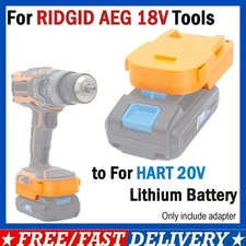Suitable For Hart 20V Battery Adapter Converter To For RIDGID 18V AEG Power Tool