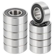 10pcs 1616-2RS Deep Groove Ball Bearing 1/2" x 1-1/8" x 3/8" Double Rubber Seal