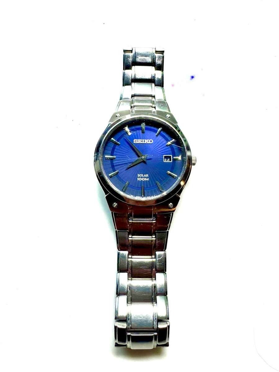 Seiko Solar Stainless Steel Silver Case Wristwatches for sale | eBay