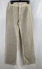 Frame Women's NWT Le Jane Studded High Rise Straight Jeans Ivory Size 24 — photo 1