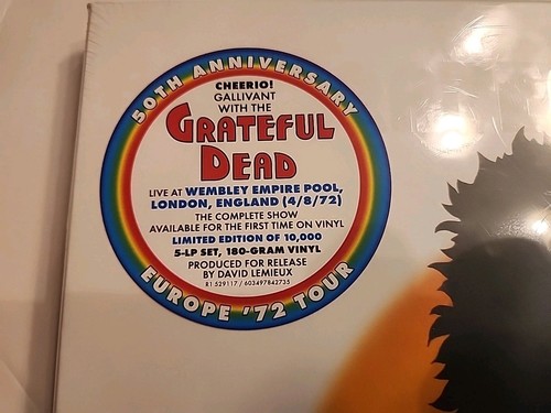 Grateful Dead LIVE AT WEMBLEY EMPIRE POOL 1972 72 Tour 5 LP Box Set RSD 2022 NEW - Imagen 2 de 4