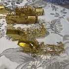 13 Pc. Christmas Fantasy Gold Plated Hanging Christmas Tree Ornaments-See Desc. — photo 2