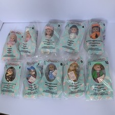 2003 McDonald's Happy Meal Toys Madame Alexander Set of 10 Dolls New 1 Bag Torn