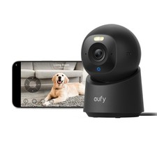 eufy Security 4K Indoor Camera E30,360 Pan Tilt,AI Auto Tracking,Color Black
