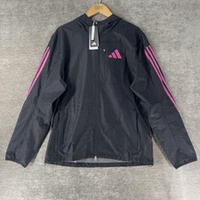 Adidas Adizero Pro Elite Team Marathon Jacket Black/Pink Adidas Adizero Pro Elite Team Marathon Jacket Black/Pink