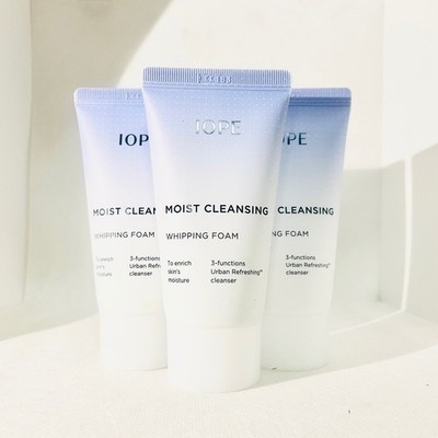 IOPE Moist Cleansing Whipping Foam 150 ml (50 ml x 3 ea), Probiergröße