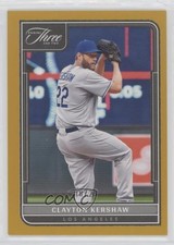 2022 Panini Three and Two Gold 8/25 Clayton Kershaw #92 0su2