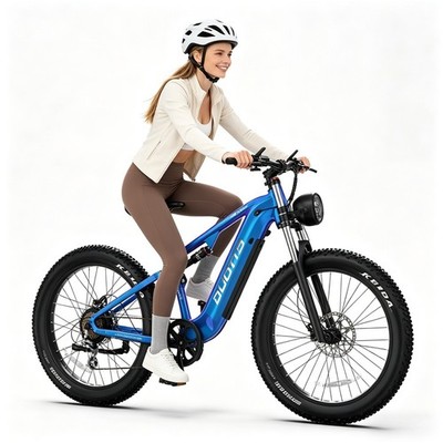 26'' Elektrofahrrad 1000W MTB E-Bike 48V 20Ah E-Mountainbike Pedelec 8-Gänge