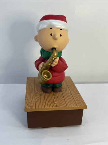 2011 Hallmark Peanuts Charlie Brown Wireless Musical Band Figure - Music No Move - Picture 1 of 12
