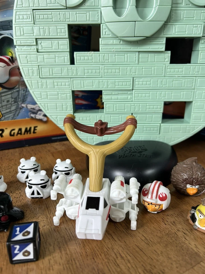 Jenga Angry Birds Star Wars Death Star Game 2012 Hasbro **COMPLETE** - Image 4 of 4