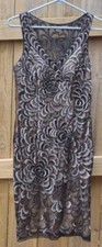 Sue Wong Nocturne VTG Embroidery Beaded Whimsy Goth Evening Dress Size 4