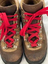 RAICHLE Hiking Boots-Vintage-Men's 8.5-Leather-Mountaineering-Switzerland