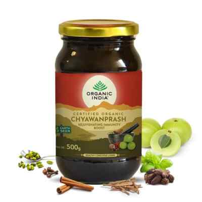 Organic India Chyawanprash 500g, REJUVENATING IMMUNITY BOOST Certified Organic