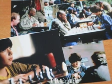 Set of 4 Cinema Photos - In Search of Bobby Fischer - Max Pomeranc