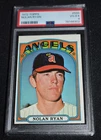 1972 Topps # 505 NOLAN RYAN (HOF) PSA 4 VG-EX BASEBALL Card CA ANGELS