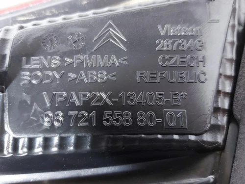 9672155880 Piloto Trasero Izquierdo Interior para CITROEN C4 BERLINA Busi 114218 - Imagen 3 de 3