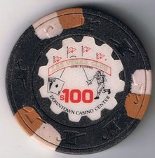 Las Vegas Club 100 Casino Chip Downtown Casino Center Las Vegas Nevada