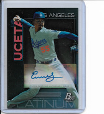 2020 Bowman Platinum Edwin Uceta Autograph #TOP-30 NM