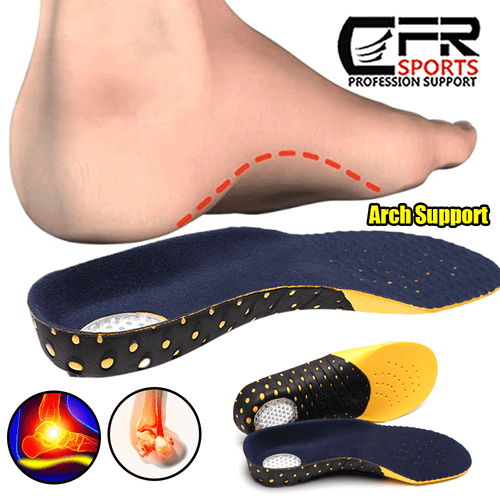 Arch Support Orthotic Shoe Inserts Plantar Fasciitis Flat Feet Heel W/ Gel Pad