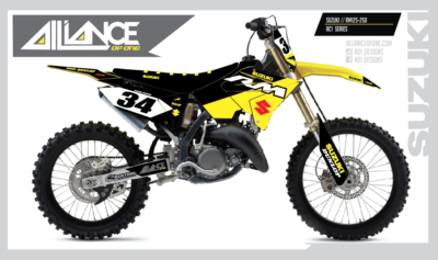 SUZUKI POLISPORT RESTYLE 01-08 RM 125 250 MOTOCROSS BIKE GRAPHICS | eBay