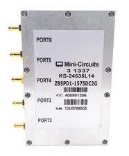 MINI-CIRCUITS ZB5PD1-1575DC2G 5 Way Power Splitter /  Combiner  Type N - SMB