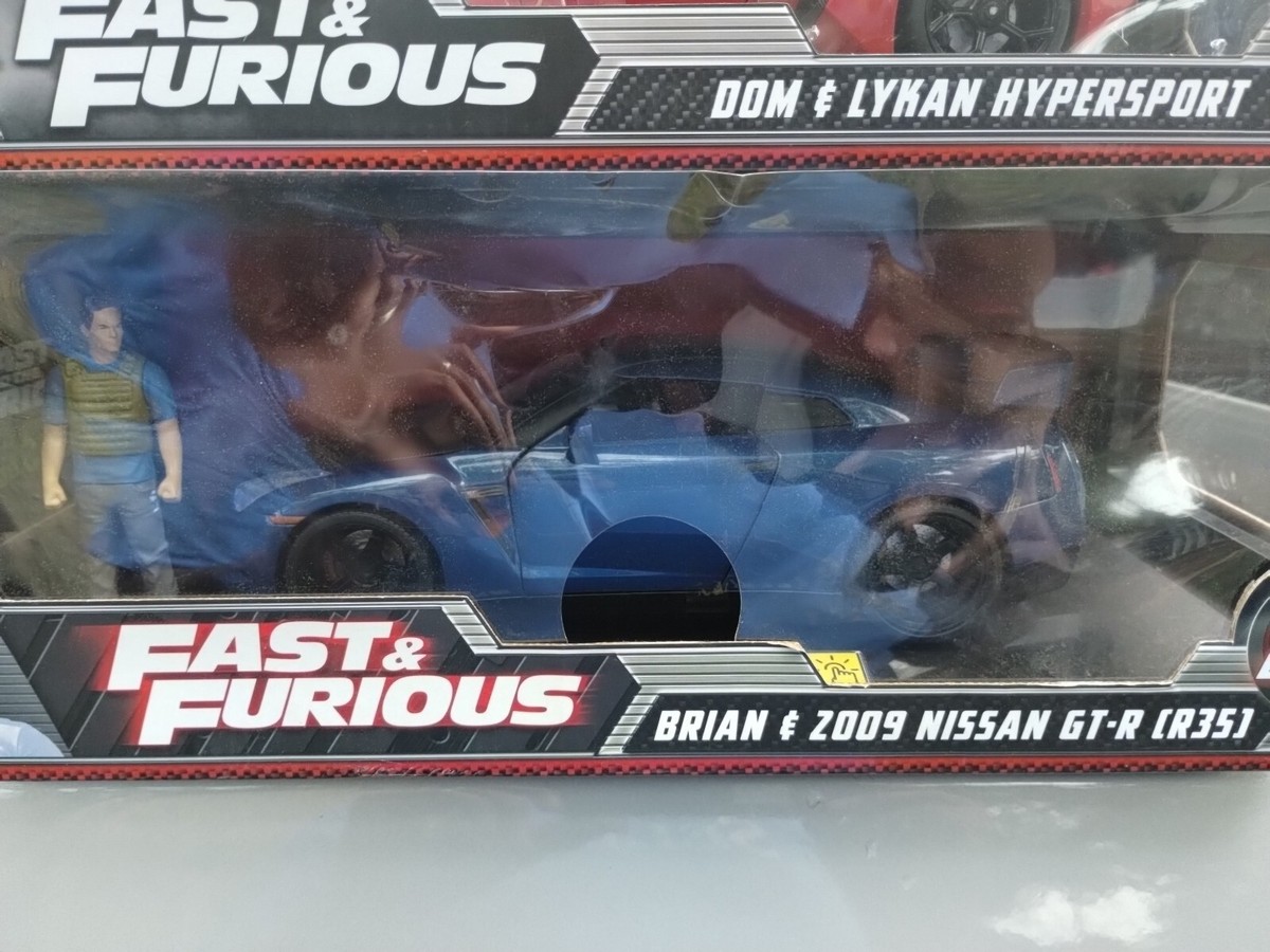 Fast & Furious 1:18 Die Cast Collectible 6 Piece Car Lot