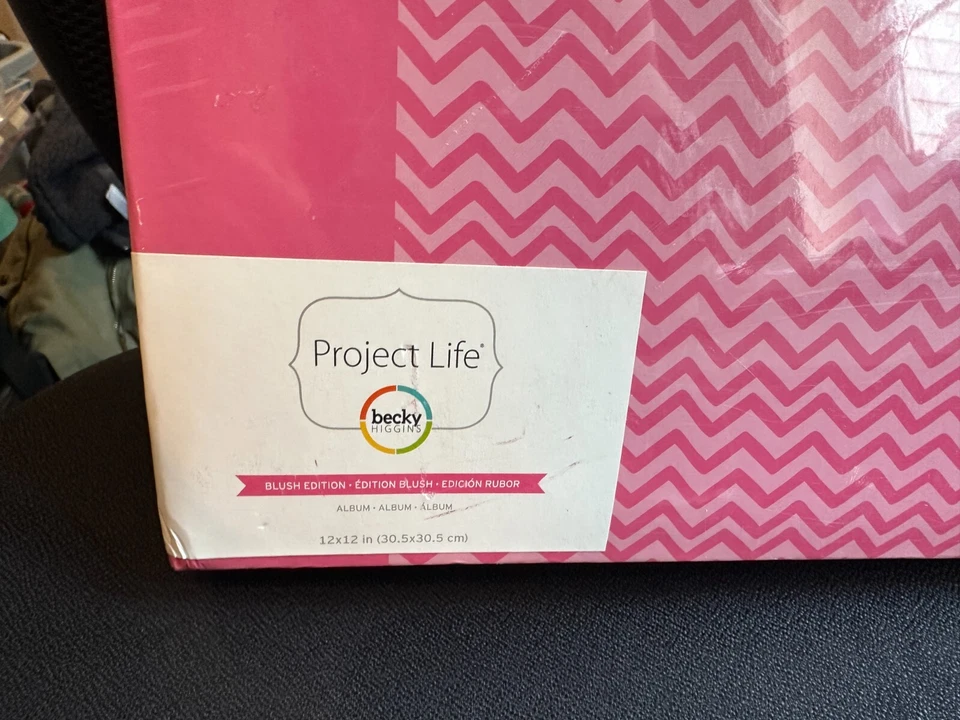 Becky Higgins Project Life 12x12 相册剪贴簿专辑腮红版 Ring Binder 全新 — 第 2/4 张图片