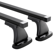 Roof Rack Bars M0KD 120cm (Pair Of) For Mazda 3 mk II Hatchback Saloon (14-18)