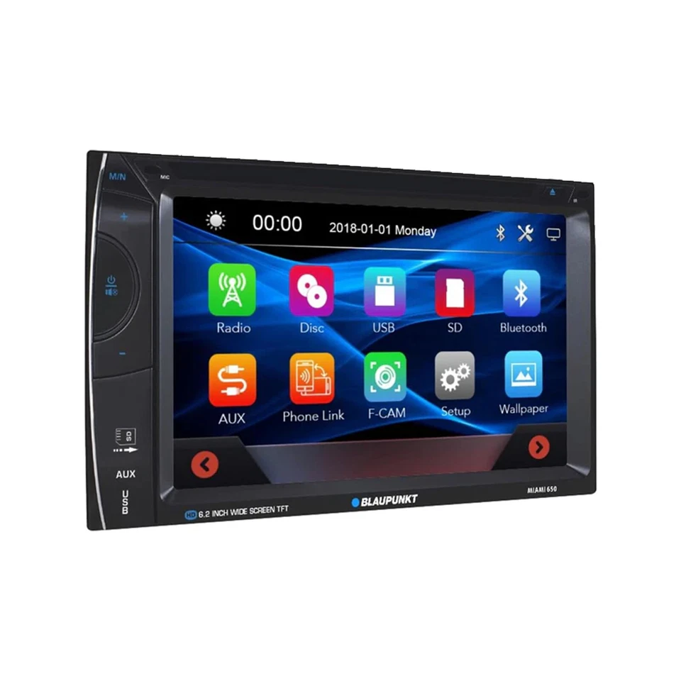 Blaupunkt MIAMI 650 6.2" Touchscreen Double DIN Bluetooth DVD/CD Receiver - Image 3 of 4