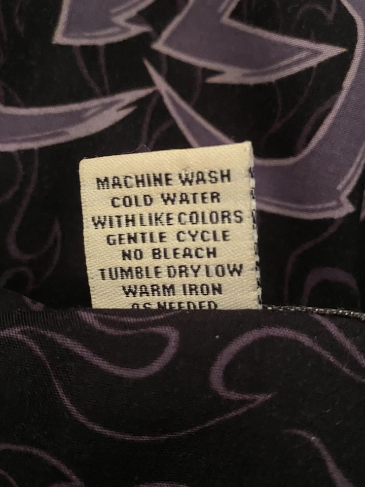 Camisa vintage Big Dogs llama abstracta negra para hombre mediana Foto 4 de 4