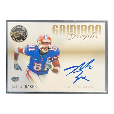 2007 PRESS PASS SE GRIDIRON GRAPHS #GG-DB - DALLAS BAKER - AUTO RC