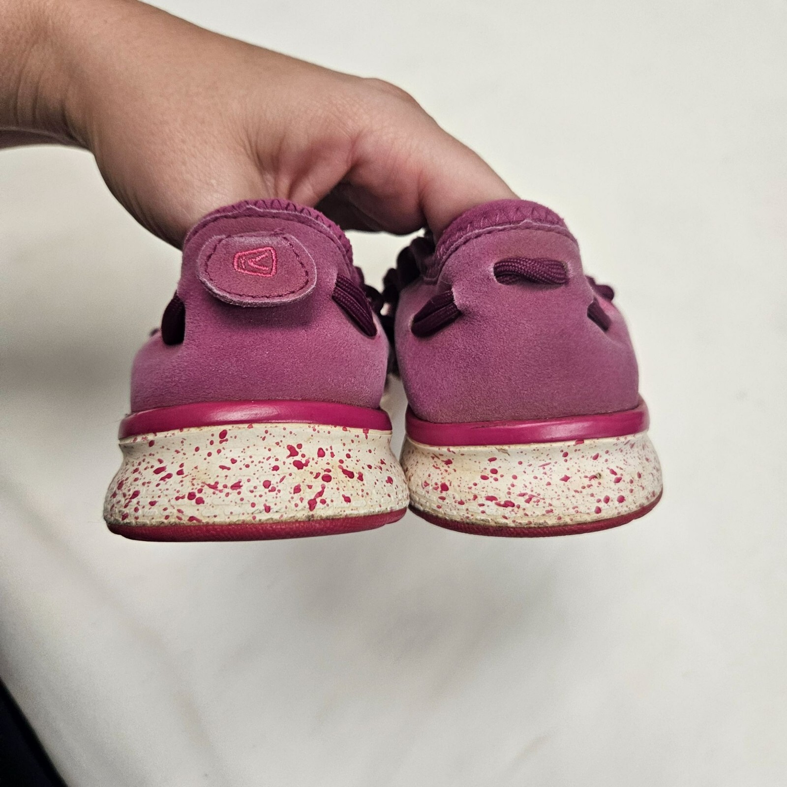 Sandali Keen bambina Uneek 2 taglia 3 US viola rosa scarpe comode outdoor