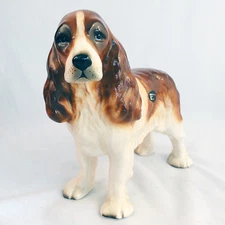 COCKER SPANIEL Figurine PORCELAIN COOPERCRAFT NEW NEVER SOLD 7" tall made UK