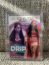 2023 WNBA Origins A’Ja Wilson Drip #5 Las Vegas Aces 