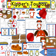 KIPPER'S TOYBOX - educational story sack resource pack to PRINT