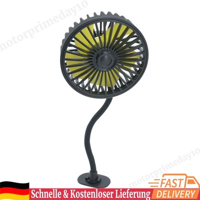 2Pcs Car Back Fan 3-speed Wind Adjustment USB Auto Air Cooler Cooling System