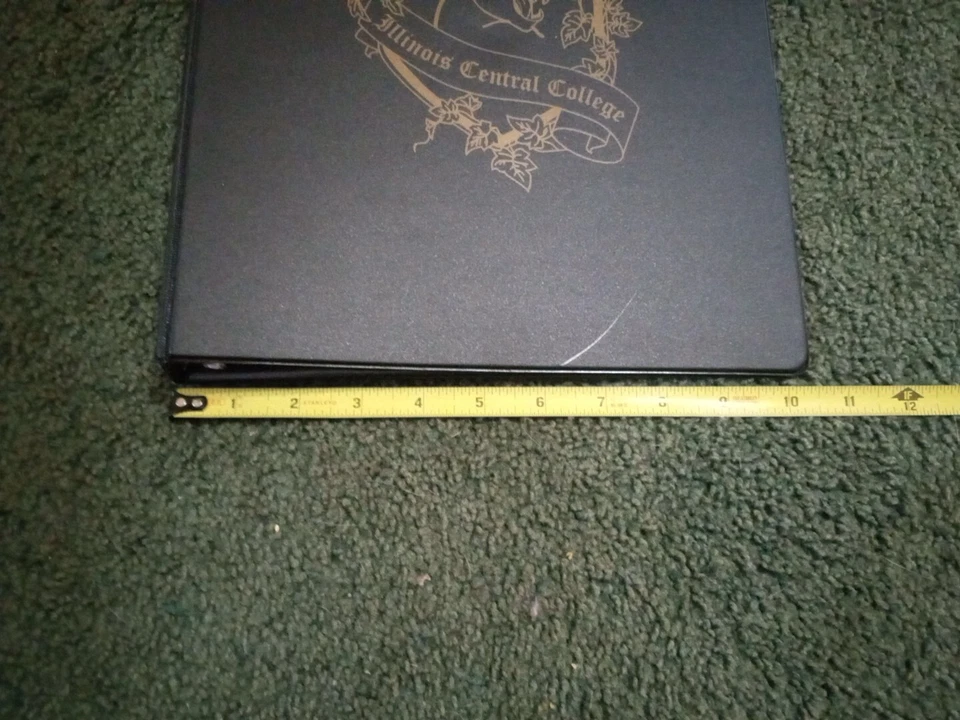 Vintage Samsill College Binder Black Panther Perfect Unused 3 Ring USA Very Rare - Image 2 of 4