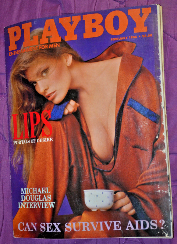 Playboy FEB 86 MICHAEL DOUGLAS JOHN MELLENCAMP