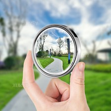 2x Car Mirror 360° Wide Angle Adjustable Blind Spot Rear Side View Convex Glass