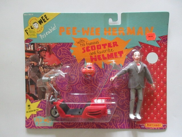 Vintage Pee Wee Herman with his famous scooter | eBay