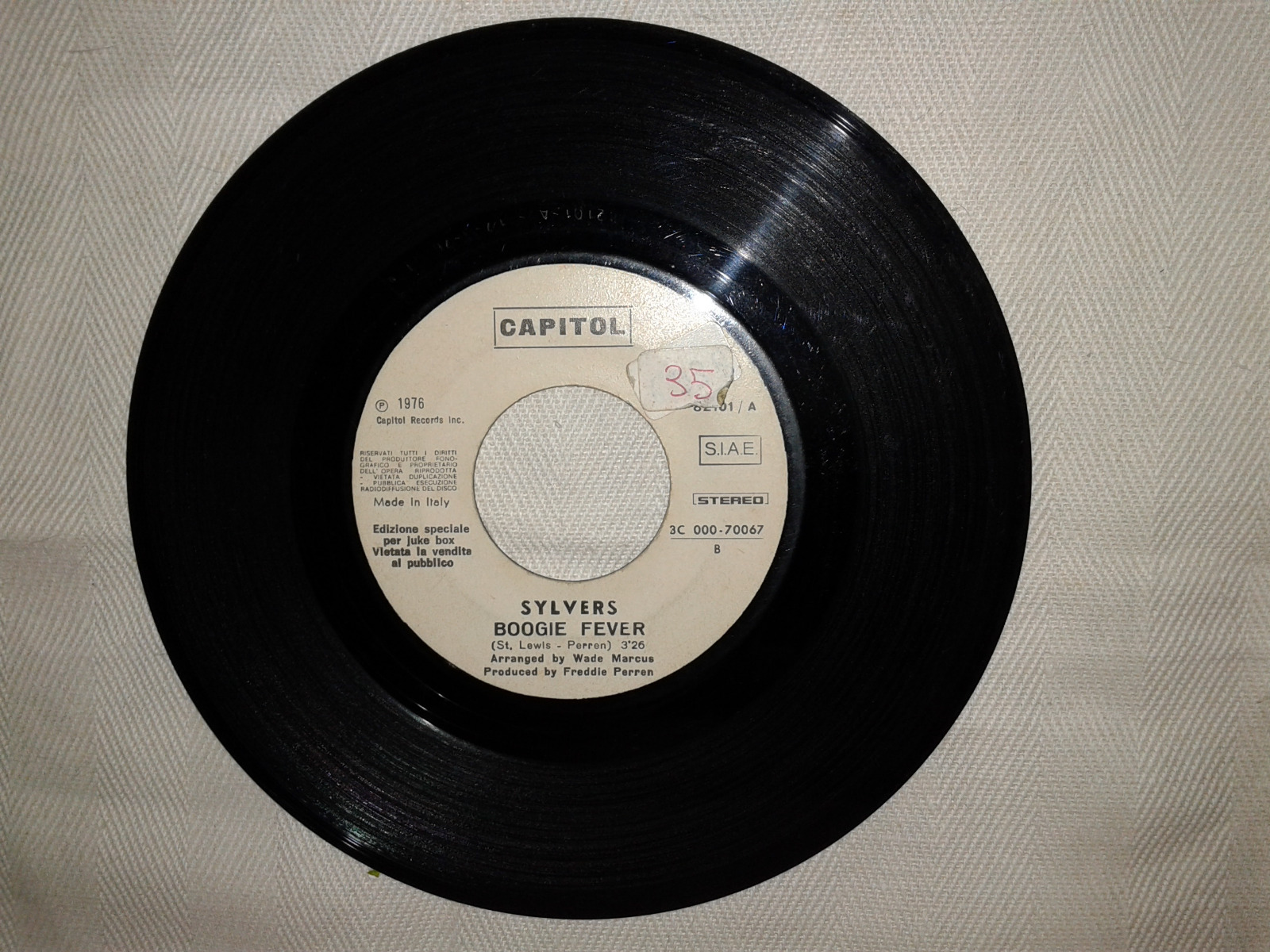 ‎‎‎Doogy Degli Armonium / Sylver‎s–Disco Vinile 45Giri 7" Edizione PromoJukeBox 