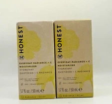 NEW IN BOX! 2X! Honest  Everyday Radiance Vitamin C Moisturizer Vegan 1.7oz