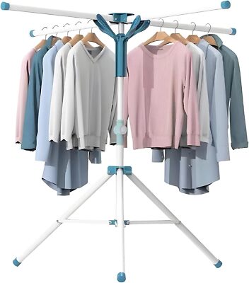 Tripod Clothes Drying Rack Folding Indoor, Portable Drying Rack Clothing