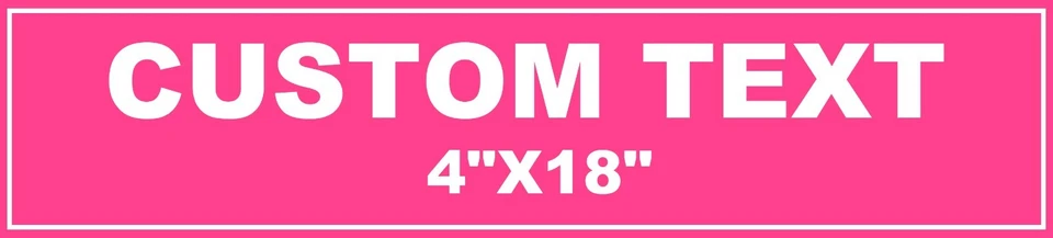 Custom Personalized Aluminum Metal Street Sign 4"x18" Plaque Logo Company Name - Image 4 of 4