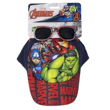 Marvel Avengers Baseball Cap Sunglasses for Kids - Great for Casual