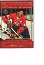 2004-05 Upper Deck Legends Classics Career Achievements #71 Jean Beliveau (1731)