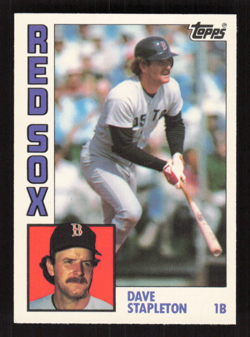 1984 Topps Collector's Edition (Tiffany) #653 Dave Stapleton Boston Red Sox