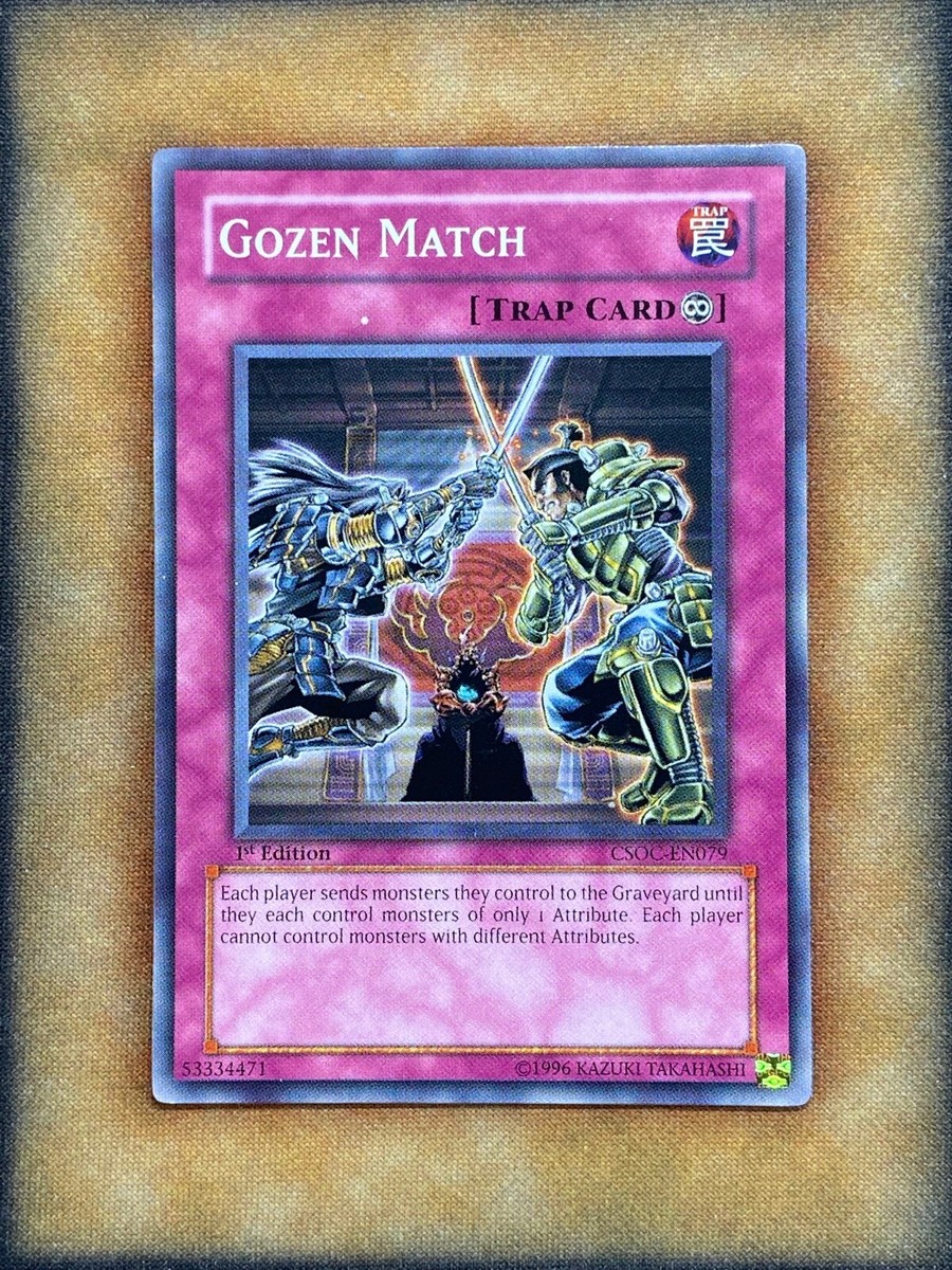 Yugioh Gozen Match CSOC-EN079 Common 1st Ed LP | eBay