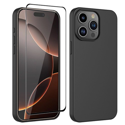 Für iPhone 16 Pro Max 15 14 13 12 11 Silikon Hülle Handyhülle + Displayschutz - Bild 13 von 59