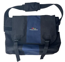 Walt Disney "Disney Publishing Worldwide" Gemline 2336 Black/Blue Messenger Bag